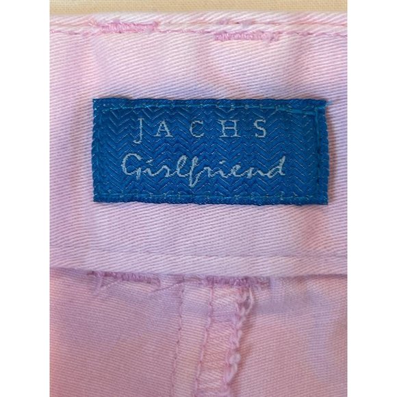 JACHS Womens Girlfriend Shorts Mid Rise Slash Pockets Lightweight Pink Size 10 - Picture 7 of 8